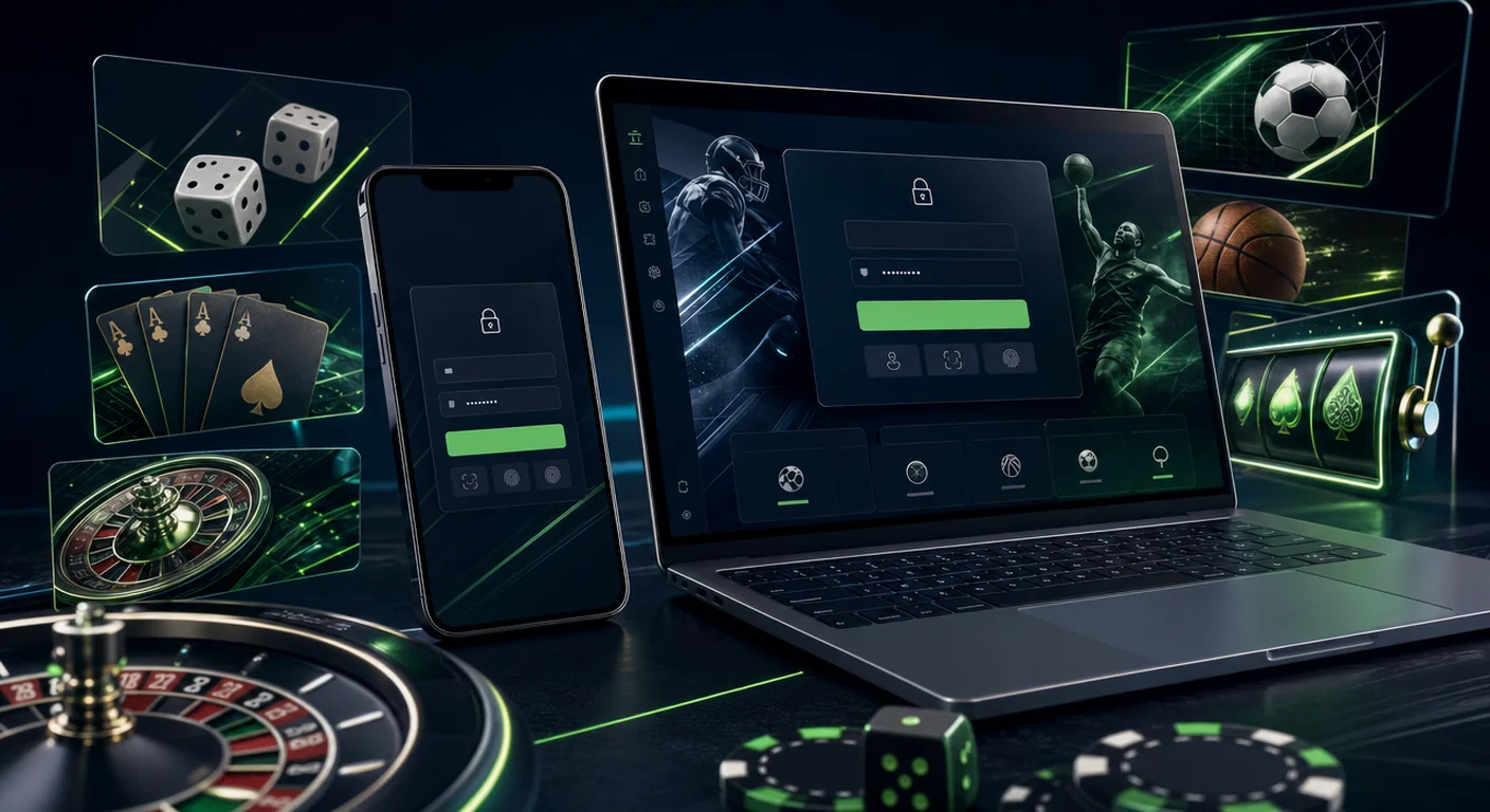 DraftKings casino log in screen